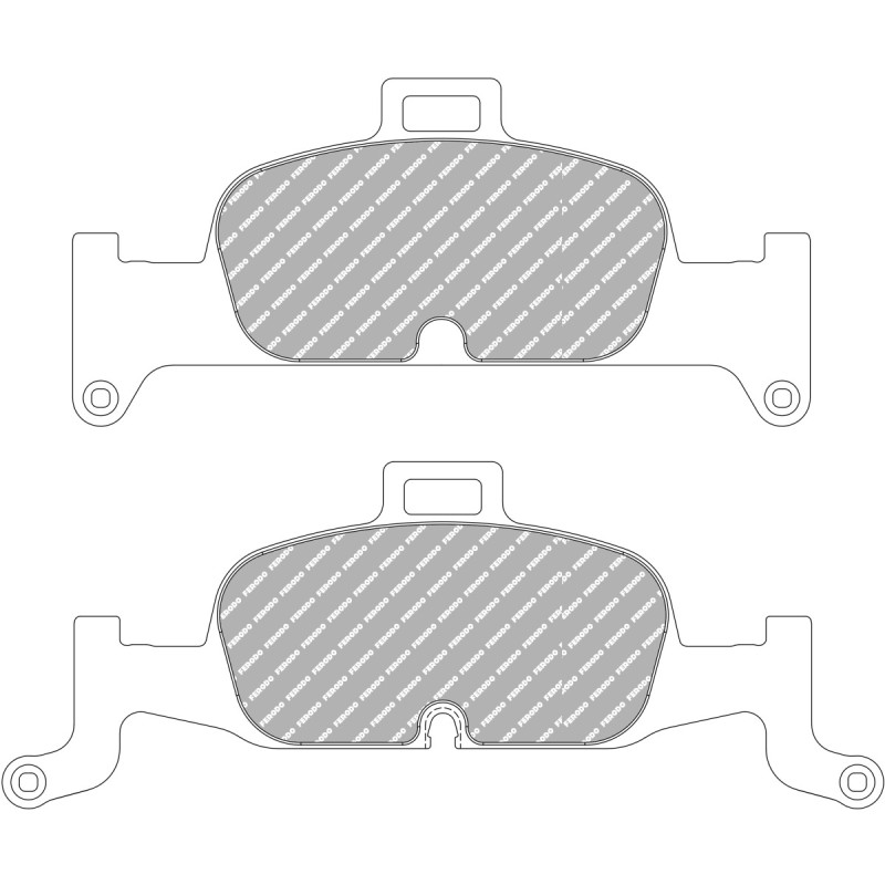 Plăcuțe de frână FERODO DS2500 FCP4616H - F-CP4616H - FCP4616H - 3666618076195